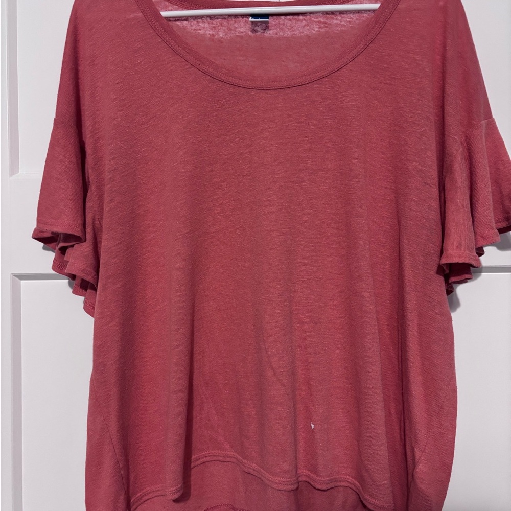 Old Navy Women's Rose Short Sleeve Tee